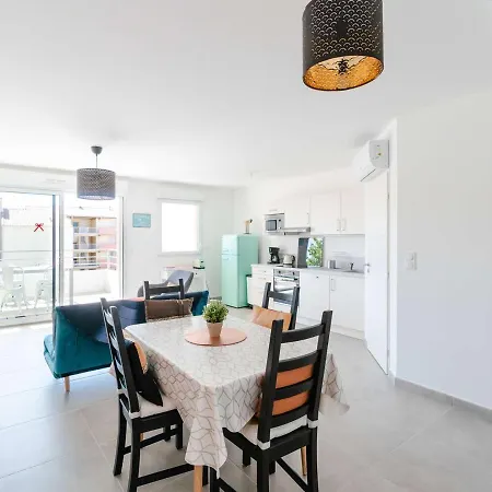 Apartment T3 Climatise, Proche Plage, Neuf, Wifi Inclus, Parking Prive - Fr-1-409-230 *