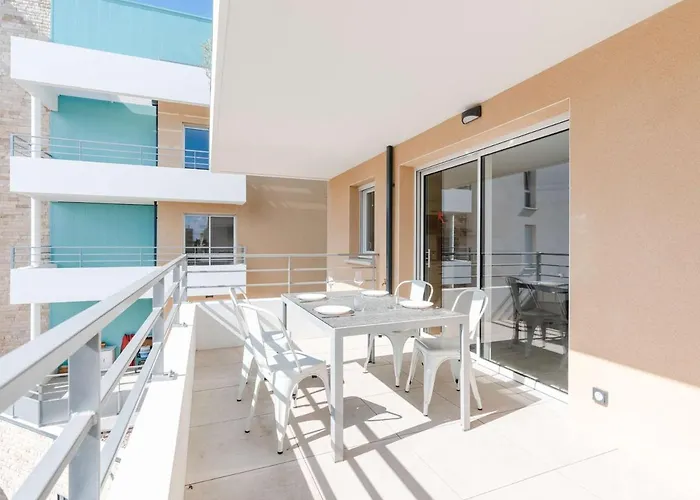 Διαμέρισμα T3 Climatise, Proche Plage, Neuf, Wifi Inclus, Parking Prive - Fr-1-409-230