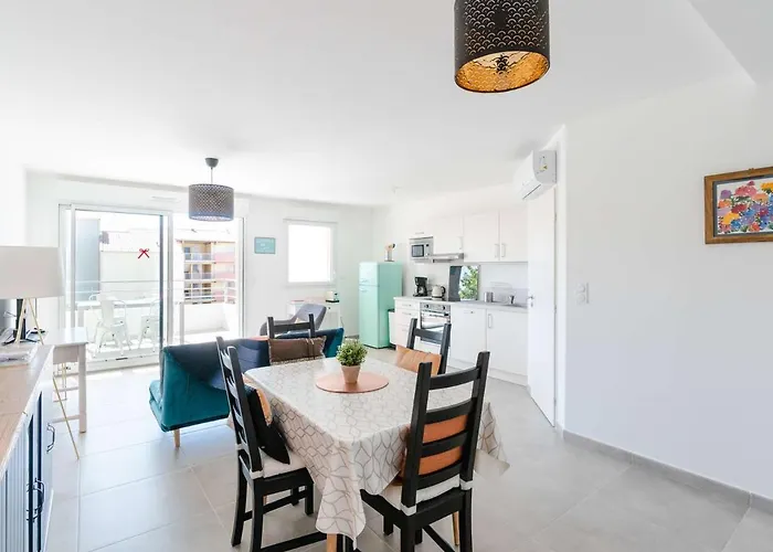 Διαμέρισμα T3 Climatise, Proche Plage, Neuf, Wifi Inclus, Parking Prive - Fr-1-409-230 *