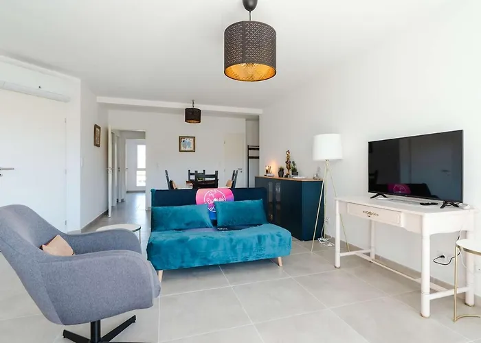 T3 Climatise, Proche Plage, Neuf, Wifi Inclus, Parking Prive - Fr-1-409-230 Διαμέρισμα *